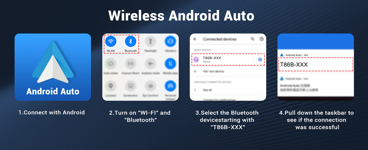 HAUXIY wireless Apple CarPlay & Android Auto screen with 4K dash cam and 1080p backup camera
HAUXIY 4K front dash camera recording with wide-angle view for safer driving
HAUXIY waterproof 1080p backup camera with parking monitor for reversing safely
HAUXIY CarPlay screen with Siri and Google Assistant voice control for hands-free navigation
HAUXIY portable Apple CarPlay and Android Auto screen showing real-time GPS maps
HAUXIY 9-inch touch screen wireless car stereo with Bluetooth, FM radio, and mirror link