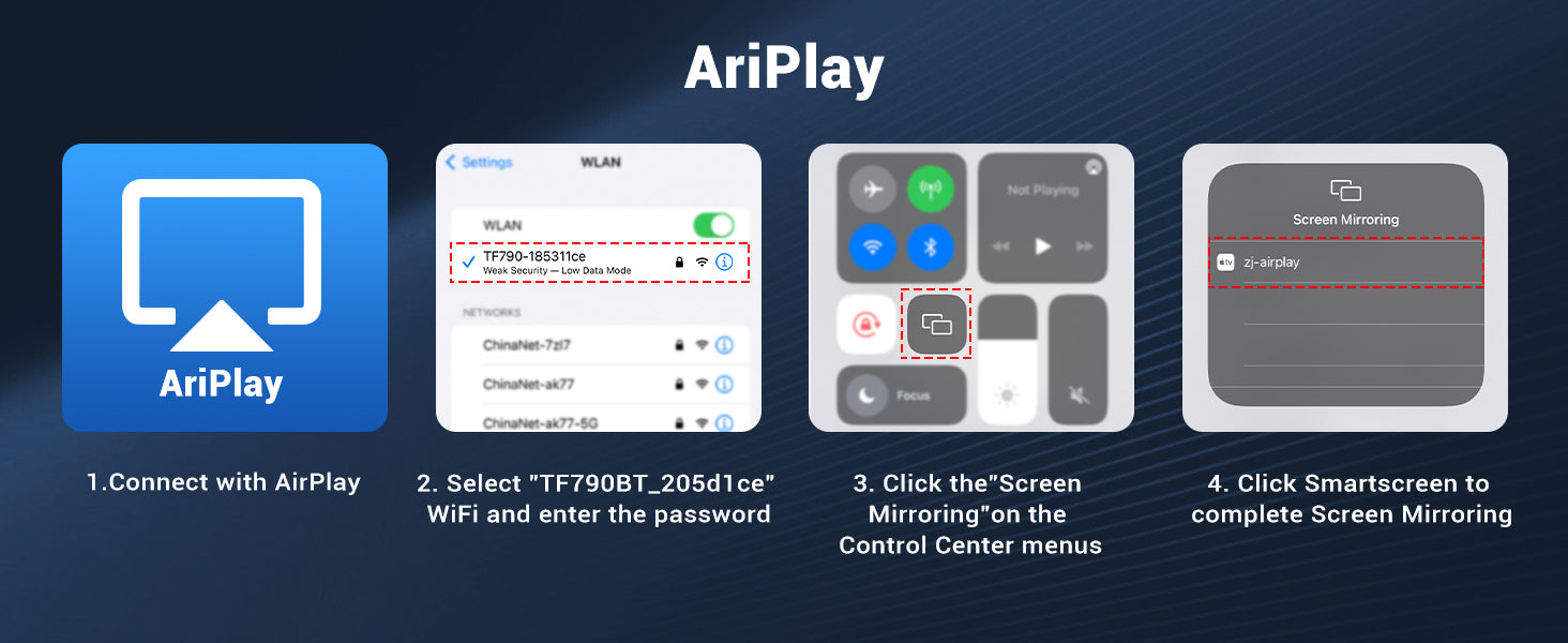 HAUXIY wireless Apple CarPlay & Android Auto screen with 4K dash cam and 1080p backup camera
HAUXIY 4K front dash camera recording with wide-angle view for safer driving
HAUXIY waterproof 1080p backup camera with parking monitor for reversing safely
HAUXIY CarPlay screen with Siri and Google Assistant voice control for hands-free navigation
HAUXIY portable Apple CarPlay and Android Auto screen showing real-time GPS maps
HAUXIY 9-inch touch screen wireless car stereo with Bluetooth, FM radio, and mirror link