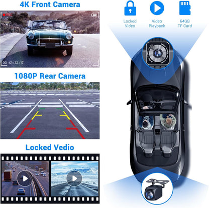 HAUXIY wireless Apple CarPlay & Android Auto screen with 4K dash cam and 1080p backup camera
HAUXIY 4K front dash camera recording with wide-angle view for safer driving
HAUXIY waterproof 1080p backup camera with parking monitor for reversing safely
HAUXIY CarPlay screen with Siri and Google Assistant voice control for hands-free navigation
HAUXIY portable Apple CarPlay and Android Auto screen showing real-time GPS maps
HAUXIY 9-inch touch screen wireless car stereo with Bluetooth, FM radio, and mirror link